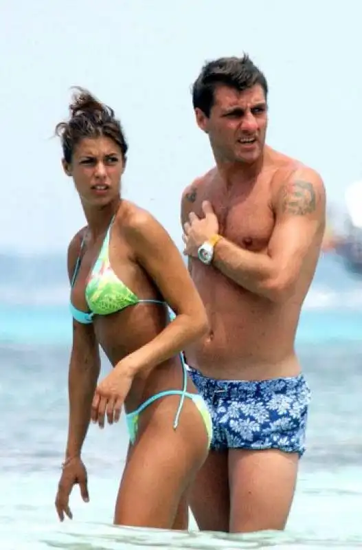 BOBO VIERI E ELISABETTA CANALIS