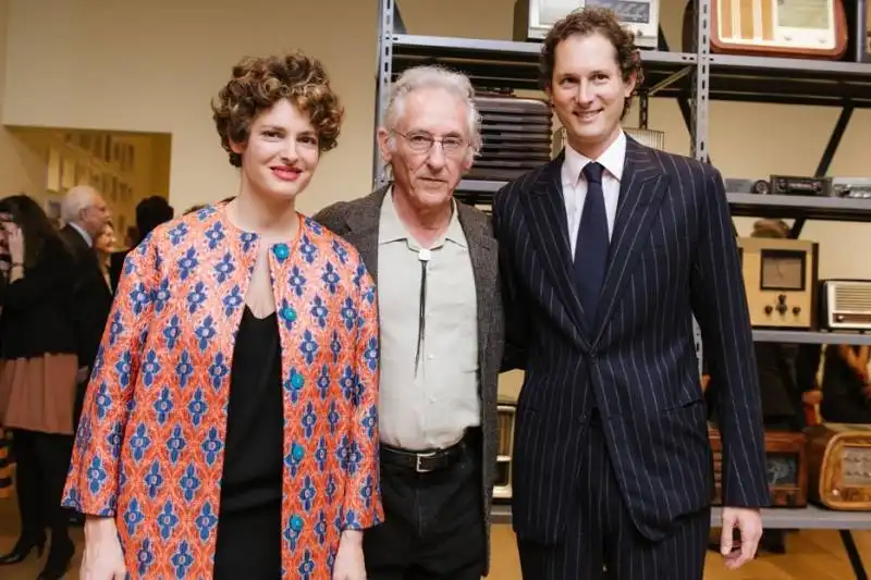 ed ruscha, ginevra elkann e john elkann