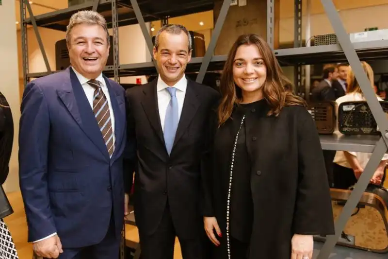 fabrizio giugiaro, carlo re e francesca lavazza