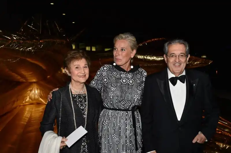 giovanna melandri con fabrizio saccomani e la moglie luciana