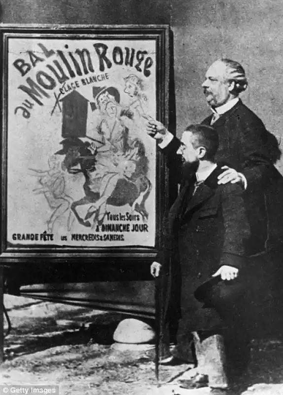 henri toulouse lautrec con il direttore del moulin rouge