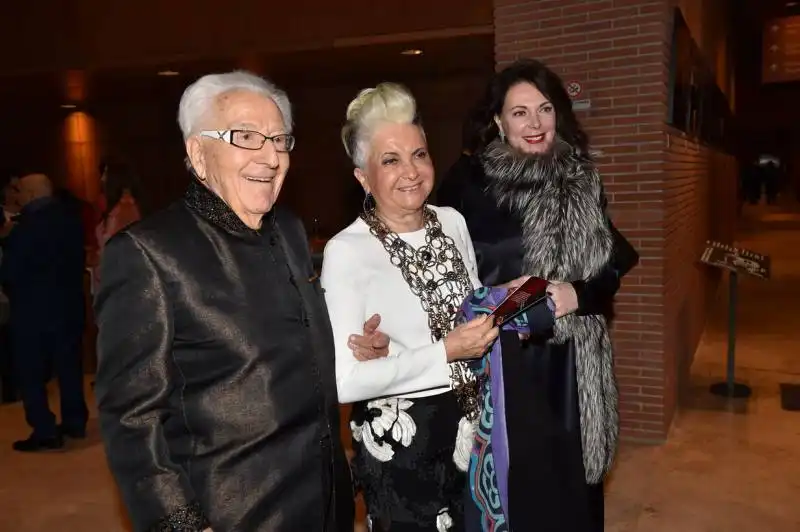 marino e paola golinelli con sonia raule