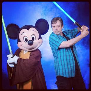 mark hamill con topolino