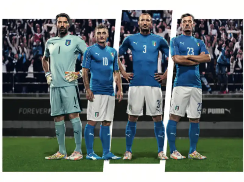 nazionale di calcio   magliette per europeo 2016        