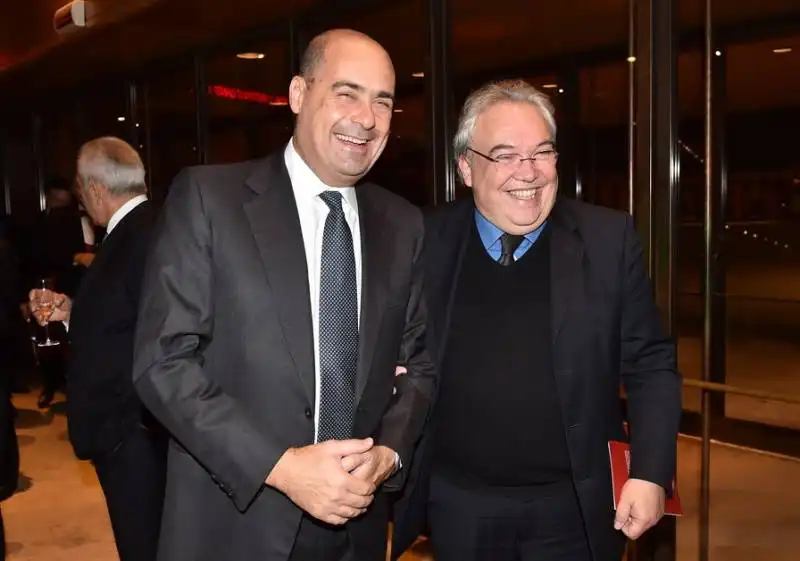 nicola zingaretti e michele dall ongaro