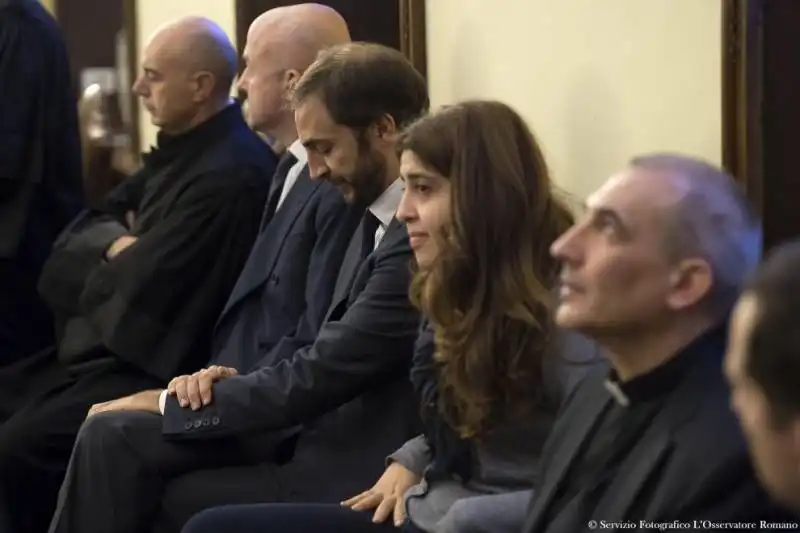 nuzzi e fittipaldi sul banco degli imputati in vaticano accanto a francesca chaouqui e vallejo balda 