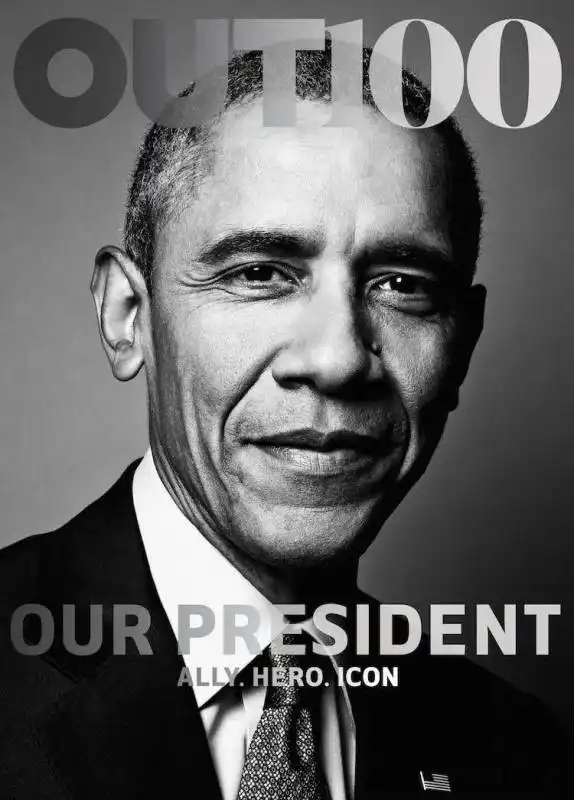 OUT IL MAGAZINE CON OBAMA IN COPERTINA