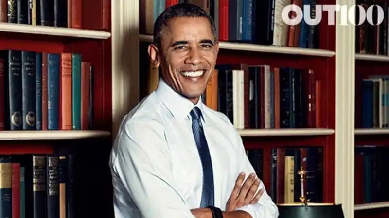 OUT IL MAGAZINE  CON OBAMA IN COPERTINA