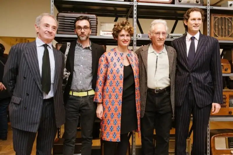 paolo colombo, marco palmieri, ed ruscha, ginevra elkann e john elkann