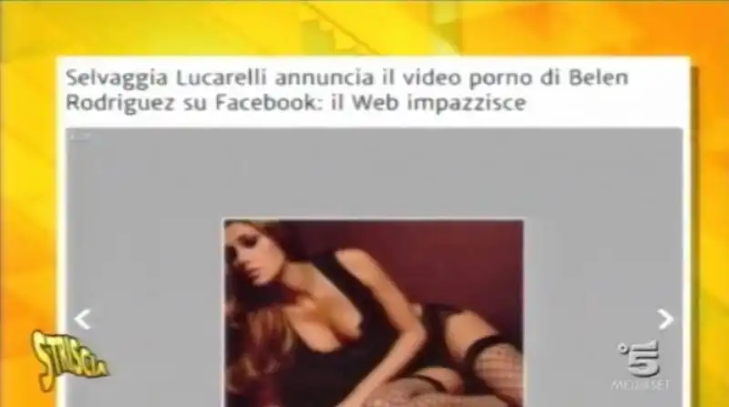 SELVAGGIA LUCARELLI CONTRO BELEN RODRIGUEZ