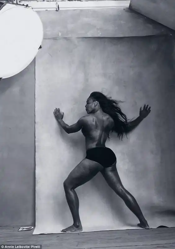 serena williams pirelli calendar