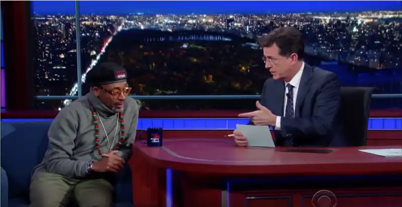 spike lee e stephen colbert