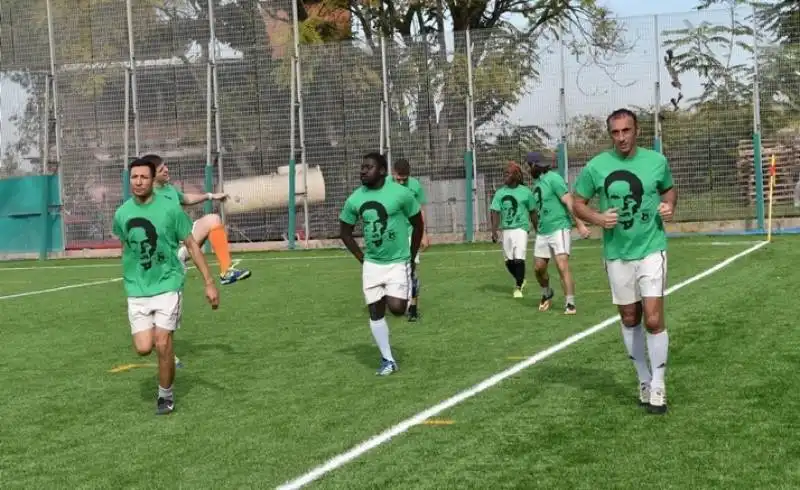 squadra pasoliniana in allenamento