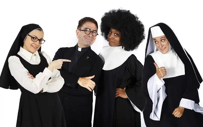 suor cristina e pino strabioli in sister act 