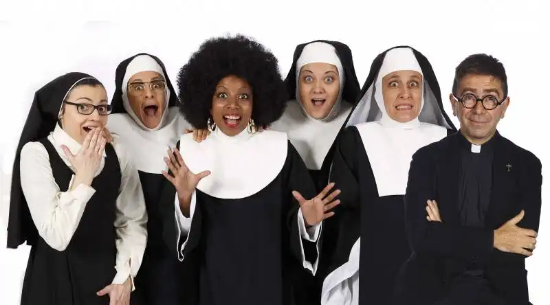 suor cristina e pino strabioli in sister act