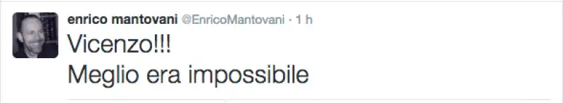 TWEET MANTOVANI