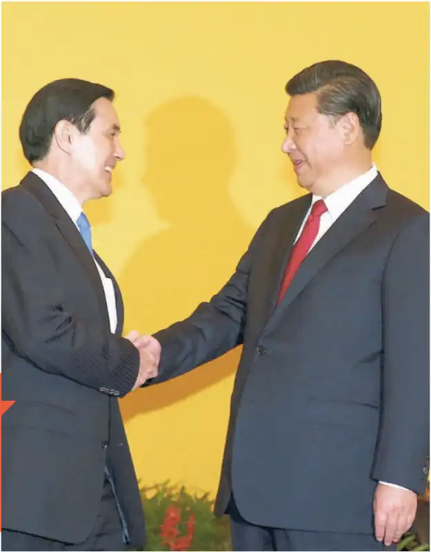 XI JINPING E IL PRESIDENTE TAIWANESE MA YING JEOU