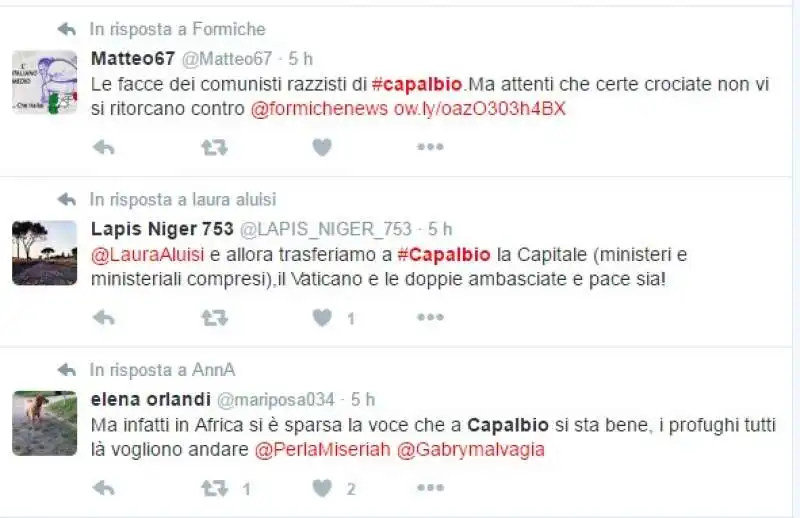 CAPALBIO E I MIGRANTI