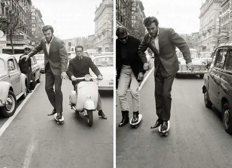 clint eastwood fa skate a roma