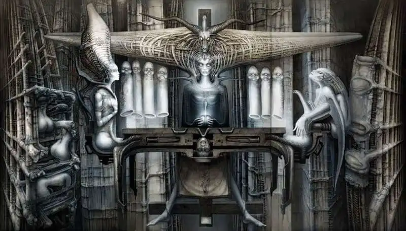 creature biomeccaniche di giger