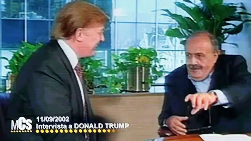 donald trump maurizio costanzo