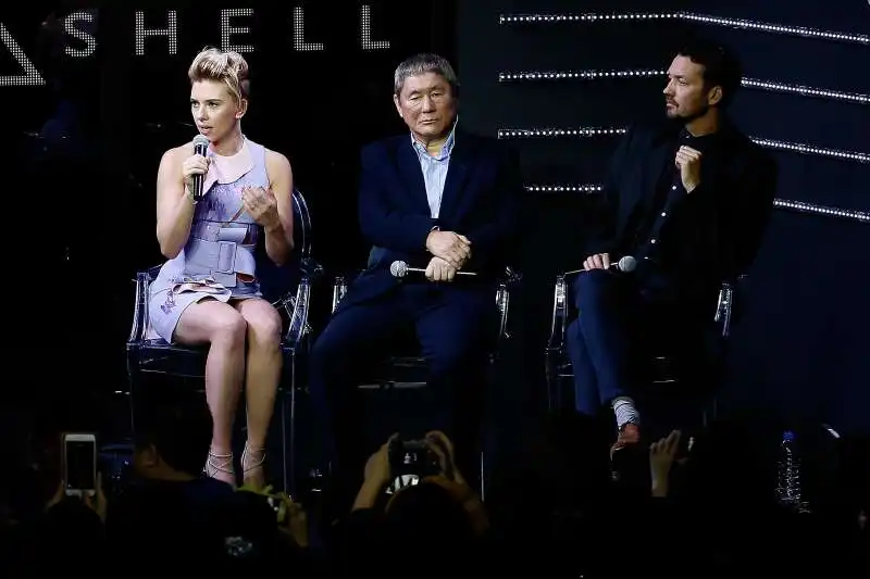 ghost in the shell scarlett johansson takeshi kitano