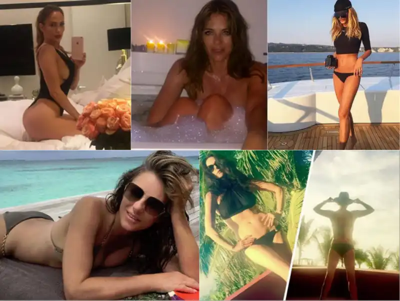 LIZ HURLEY ELLE MACPHERSON 