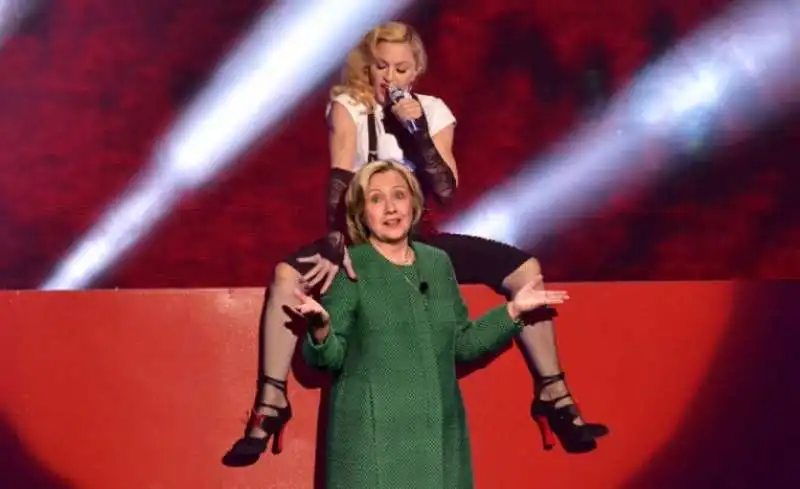 madonna hillary clinton