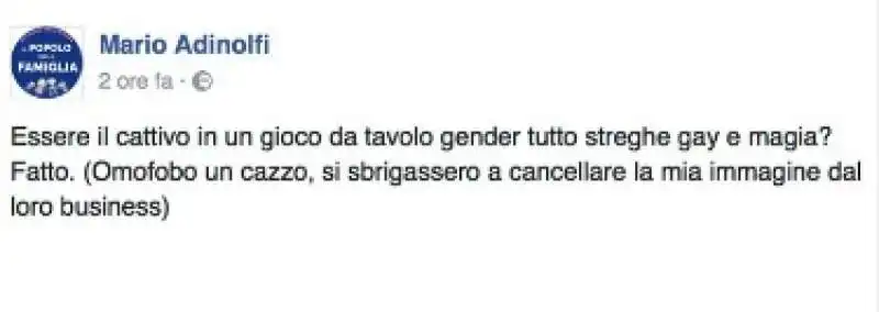 MARIO ADINOLFI CONTRO IMMANUEL CASTO E IL SUO GIOCO WITCH E BITCH