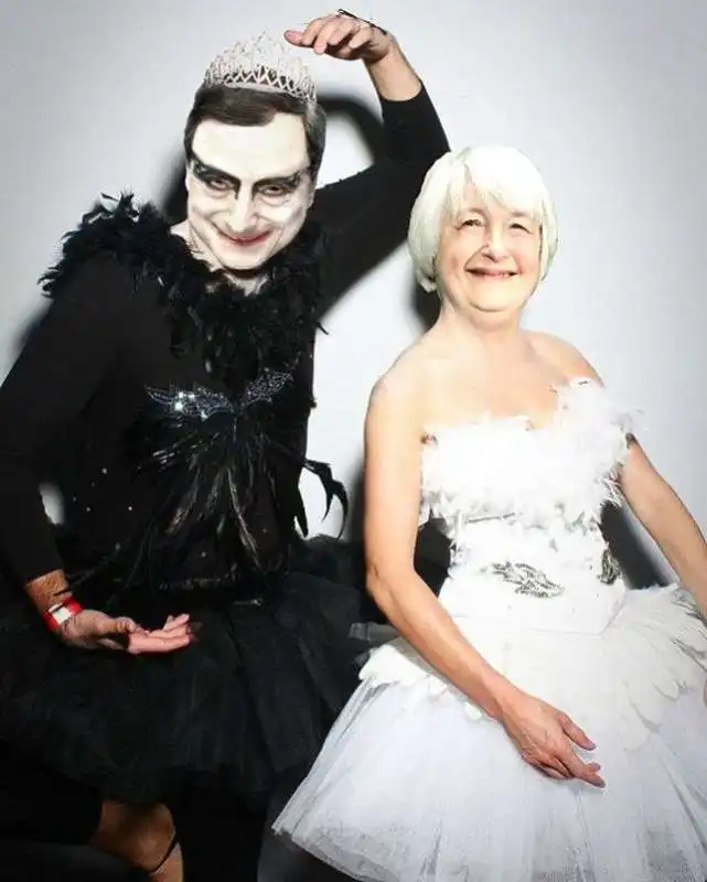 mario  draghi janet yellen