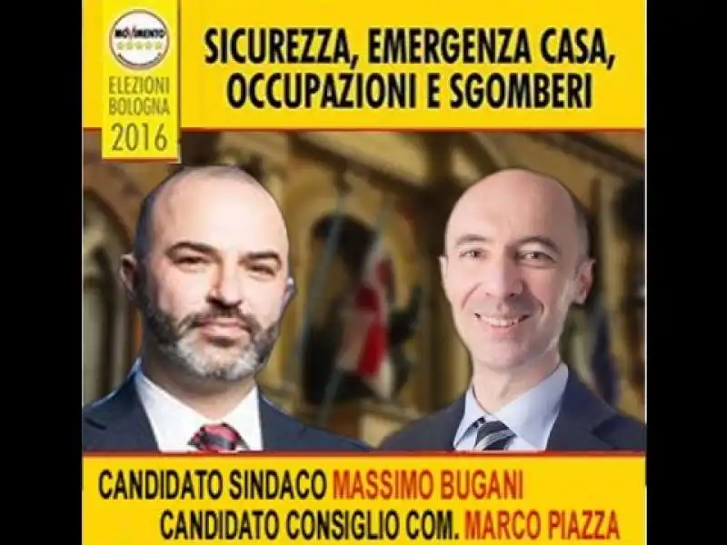 MASSIMO BUGANI MARCO PIAZZA M5S