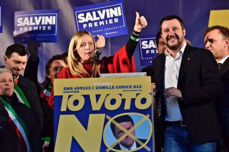 meloni salvini a firenze