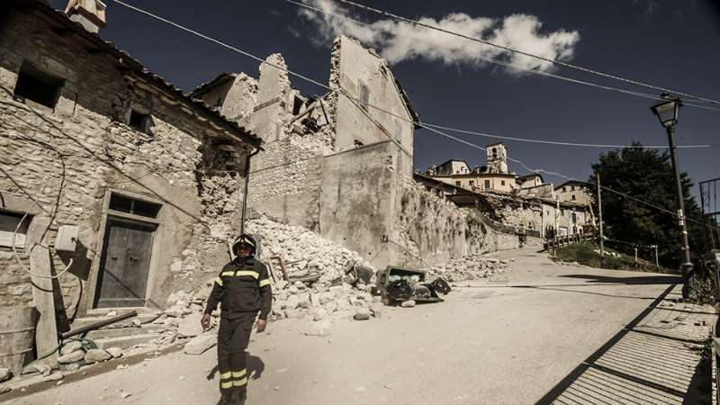 norcia dopo il terremoto