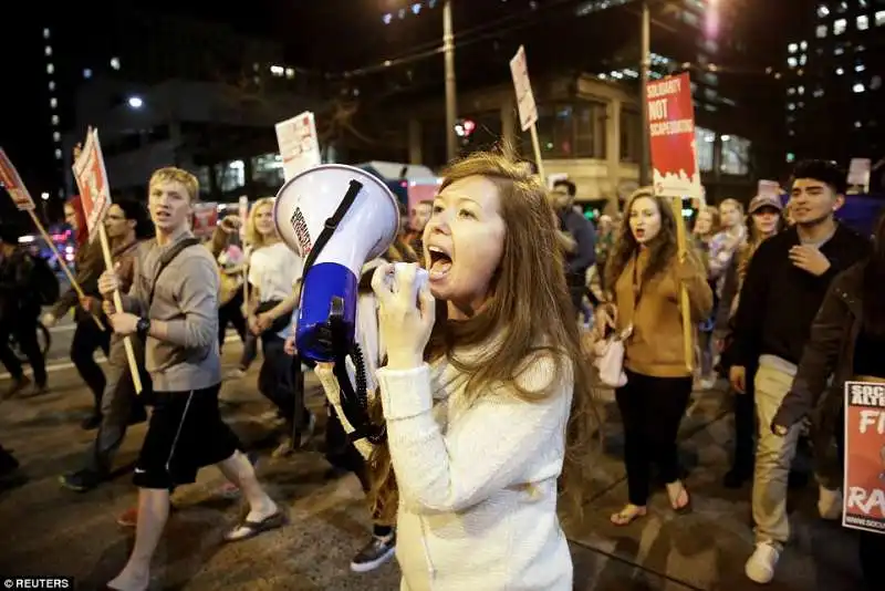 proteste per l elezione di donald trump 25