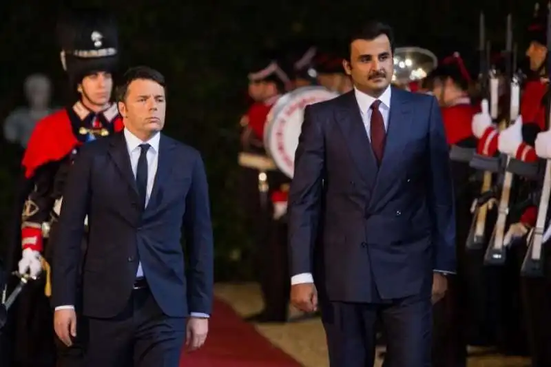 RENZI TAMIN AL THANI QATAR