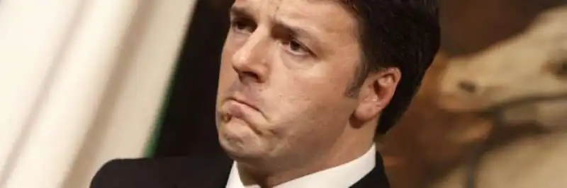 RENZI TRISTE