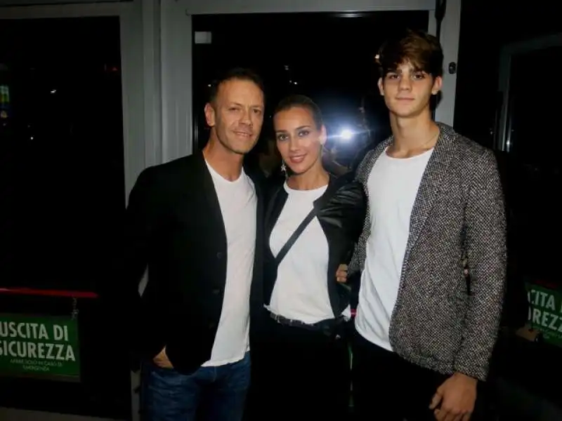 rocco siffredi con la moglie rozsa e il figlio leonardo foto andrea arriga