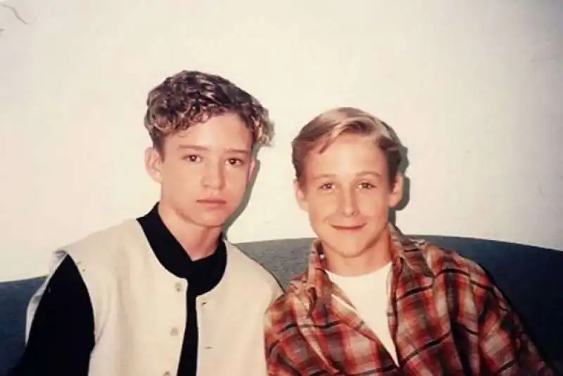 timberlake e gosling da piccoli