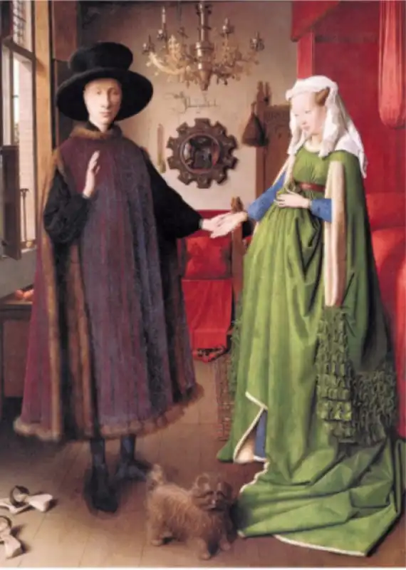 VAN EYCK RITRATTO CONIUGI ARNOLFINI