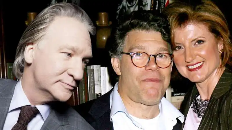 al franken bill maher arianna huffington