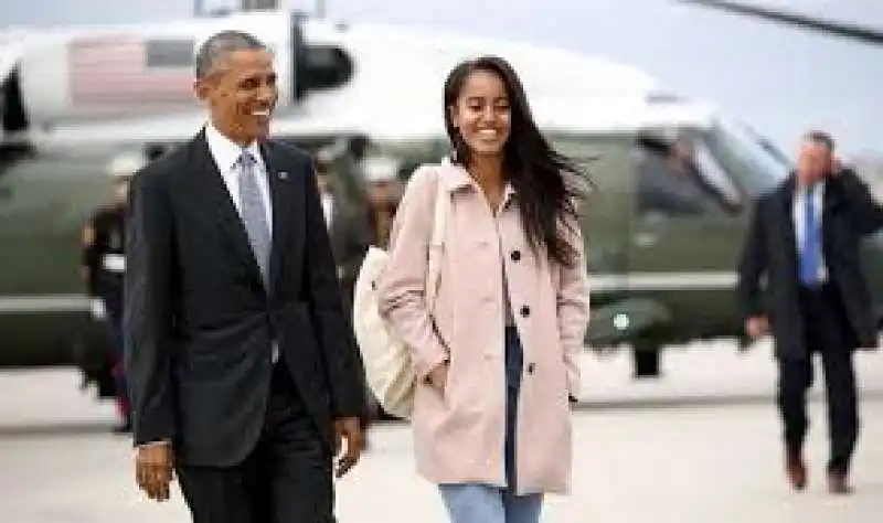  Barack Obama E LA FIGLIA MALIA