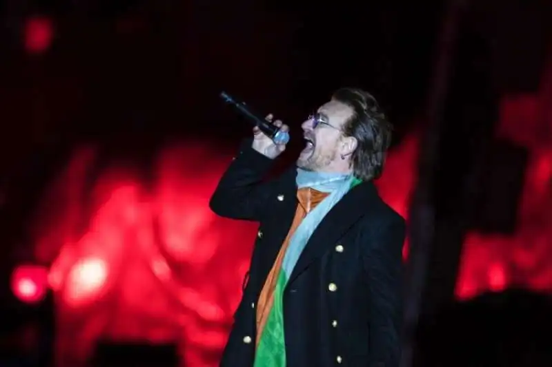 bono vox concerto a trafalgar square