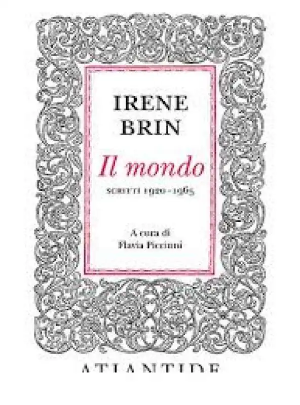 COPERTINA DEL LIBRO DI IRENE BRIN