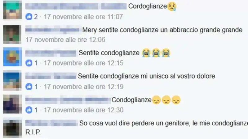 MESSAGGI DI CONDOGLIANZE PER LA MORTE DI TOTO RIINA