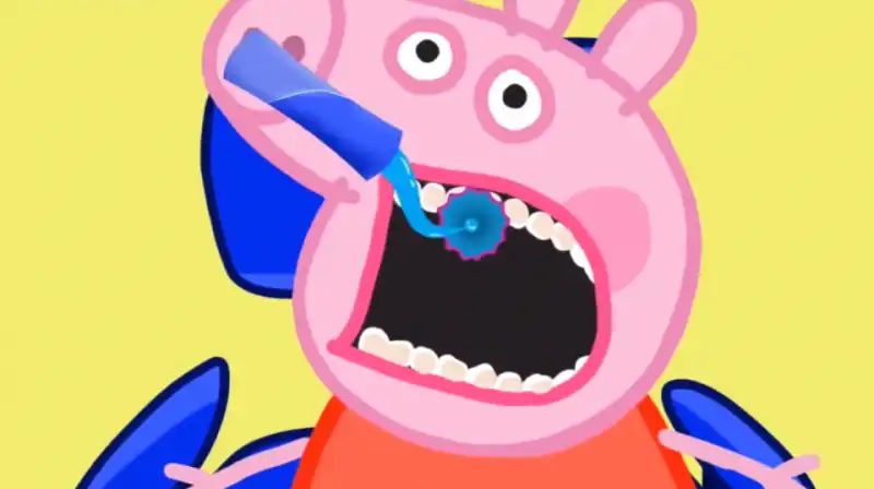 peppa pig dal dentista