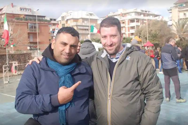 ROBERTO SPADA CON LUCA MARSELLA DI CASAPOUND