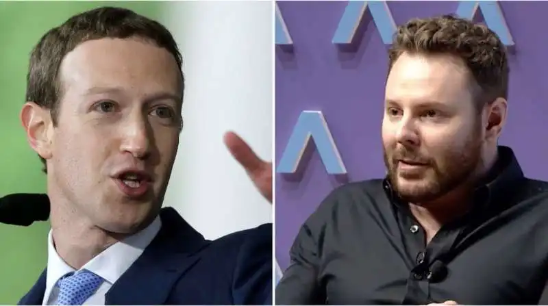 Sean Parker e Zuckerberg