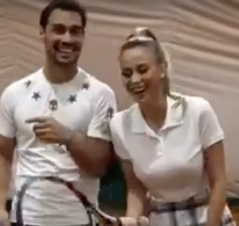 SFIDA TRA DILETTA LEOTTA E FABIO FOGNINI 2