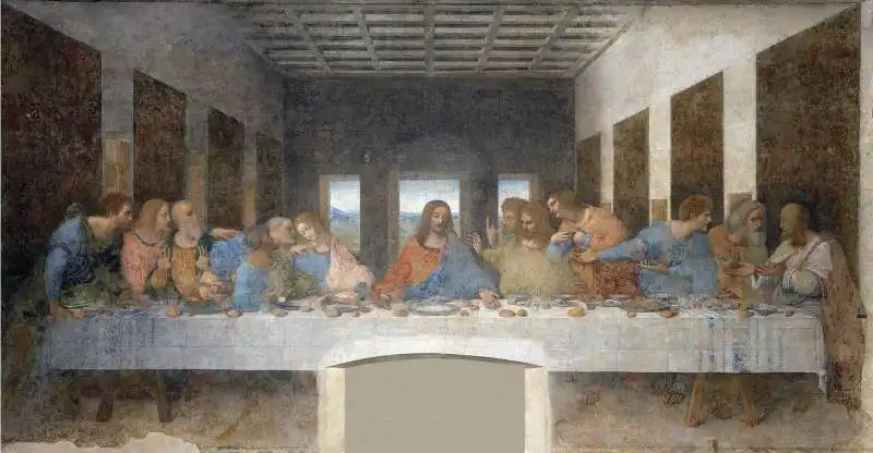 ultima cena di leonardo