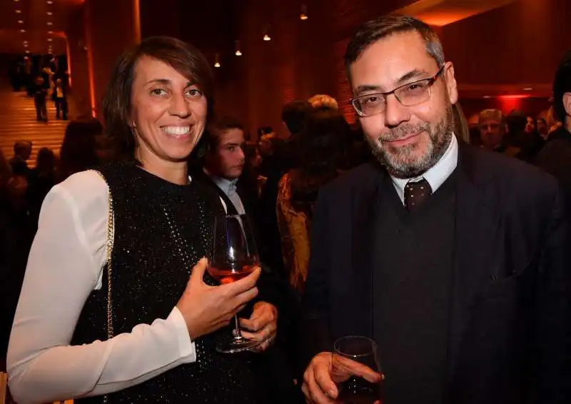 andrea vianello con la moglie francesca romana ceci